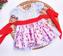 Load image into Gallery viewer, Festive Polka dot dress
