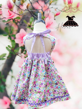 Load image into Gallery viewer, Purple floral dress
