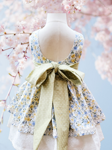 Sage spring dress